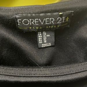 Forever 21 plus black dress